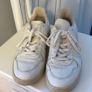 Veja White Leather Sneakers
